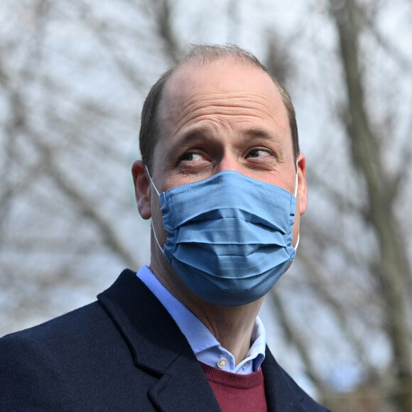 Le prince William, duc de Cambridge visite l'école School 21 à Londres. Il est venu apporter son soutien aux enseignants qui ont repris le travail en mars, à la levée progressive du confinement au Royaume-Uni, en raison de l'épidémie de coronavirus.