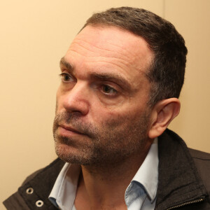 Yann Moix obtient le prix Renaudot au restaurant Drouant a Paris.