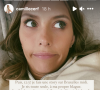 Camille Cerf raconte sa grosse mésaventure dans le train - Instagram