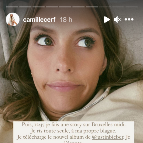 Camille Cerf raconte sa grosse mésaventure dans le train - Instagram