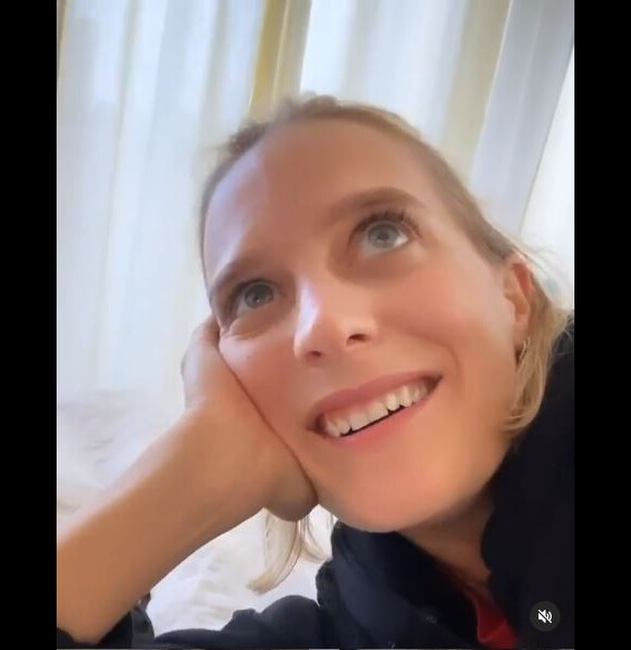 Marie Papillon dans un extrait d'une vidéo Instagram