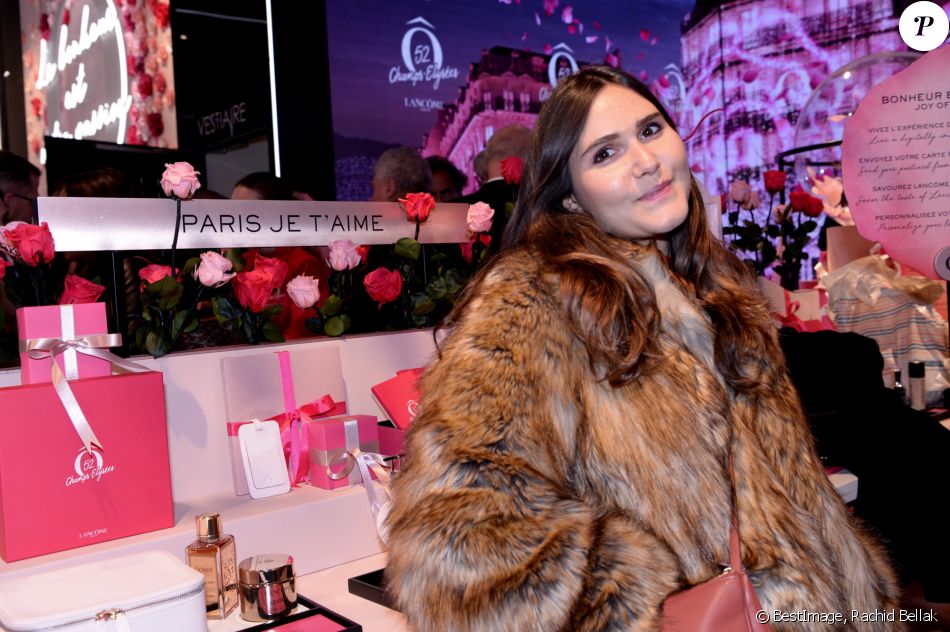 Exclusif - Joyce Jonathan - Inauguration de la boutique Lancôme 52 Champs-Elysées à Paris le 4 décembre 2019. © Rachid Bellak/Bestimage