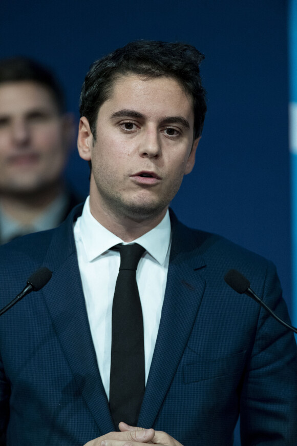 Exclusif - Gabriel Attal - 20ème Journée du Livre d'Economie "Lire la Société" au Centre Pierre Mendès France au Ministère de l'Économie et des Finances de la République française, à Paris, France, le 12 décembre 2018. © Pierre Perusseau/Bestimage