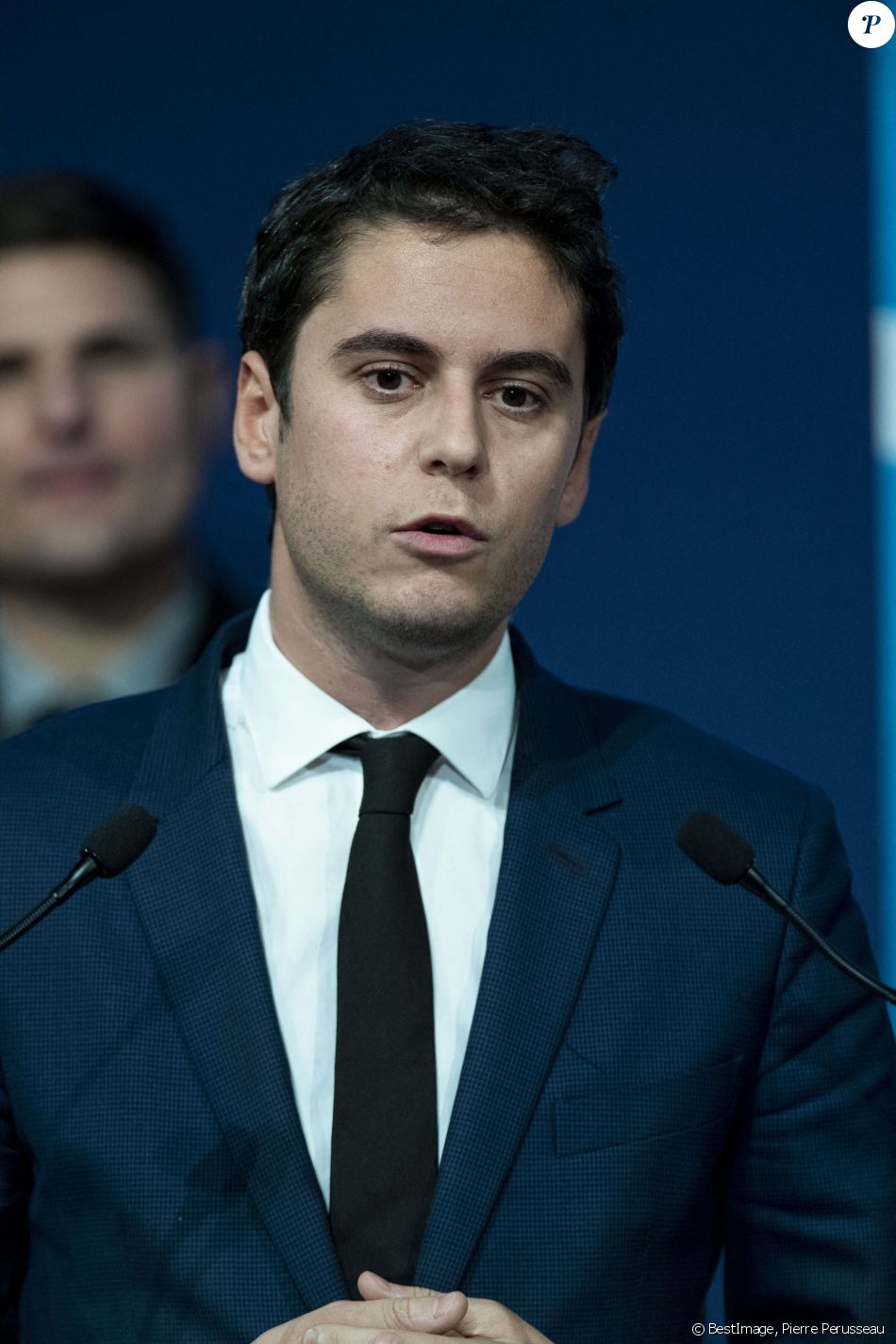 Exclusif - Gabriel Attal - 20ème Journée du Livre d'Economie "Lire la Société" au Centre Pierre Mendès France au Ministère de l'Économie et des Finances de la République française, à Paris, France, le 12 décembre 2018. © Pierre Perusseau/Bestimage