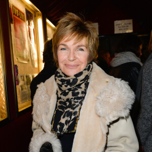 Véronique Jannot - Louis-Michel Colla fête son 60e anniversaire au théâtre de la Gaîté-Montparnasse à Paris le 8 novembre 2016. © Coadic Guirec/Bestimage