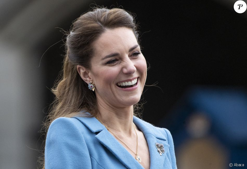 Kate Middleton au palais de Holyroodhouse à Edimbourg le 27 mai 2021. Photo by Jane Barlow/PA Wire/ABACAPRESS.COM