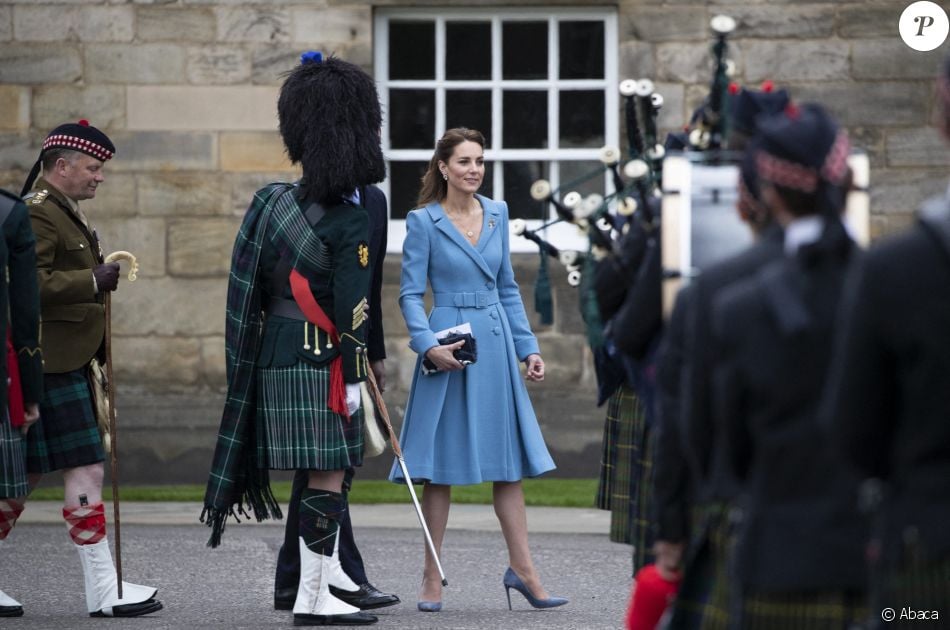 Kate Middleton au palais de Holyroodhouse à Edimbourg le 27 mai 2021. Photo by Jane Barlow/PA Wire/ABACAPRESS.COM