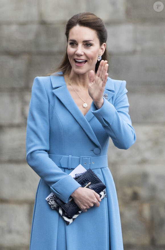 Kate Middleton au palais de Holyroodhouse à Edimbourg le 27 mai 2021. Photo by Jane Barlow/PA Wire/ABACAPRESS.COM