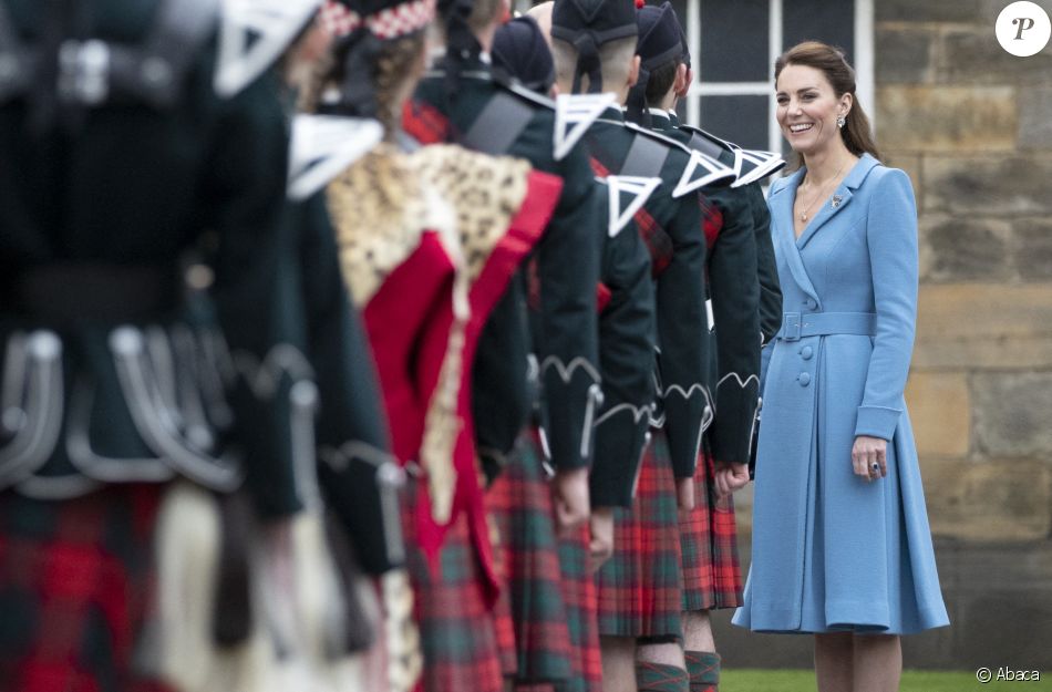 Kate Middleton au palais de Holyroodhouse à Edimbourg le 27 mai 2021. Photo by Jane Barlow/PA Wire/ABACAPRESS.COM
