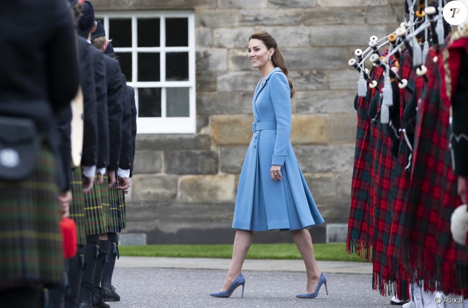 Kate Middleton au palais de Holyroodhouse à Edimbourg le 27 mai 2021. Photo by Jane Barlow/PA Wire/ABACAPRESS.COM
