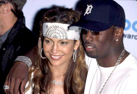 Jennifer Lopez et P. Diddy aux MTV Music Video Awards à New York.