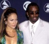 Jennifer Lopez et Puff Daddy aux 42e Grammy Awards de Los Angeles. 