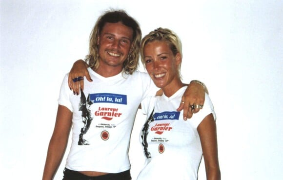 Ophélie Winter et son frère Mickael à Ibiza en 1998.