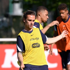 Antoine Griezmann à l'entraînement de l'équipe de France de football au Centre National du Football. Clairefontaine, le 31 mai 2021. © Anthony Bibard/FEP/ Panoramic / Bestimage