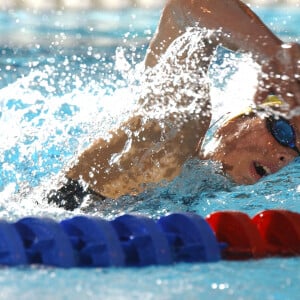 Laure Manaudou aux championnats de France de natation à Dunkerque en 2005.