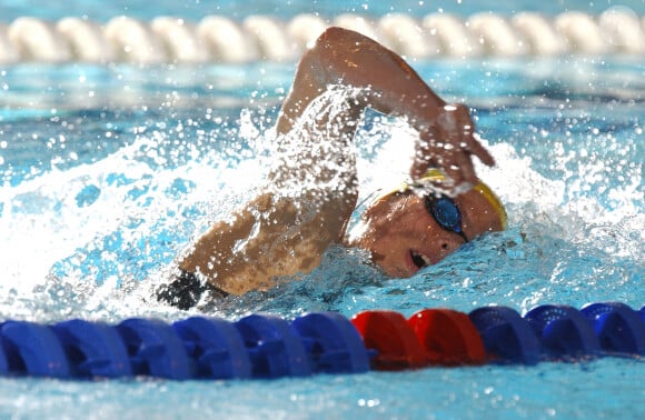 Laure Manaudou aux championnats de France de natation à Dunkerque en 2005.