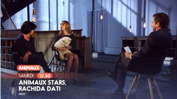 Rachida Dati dans "Animaux Stars", diffusé le 5 juin 2021 sur Animaux TV