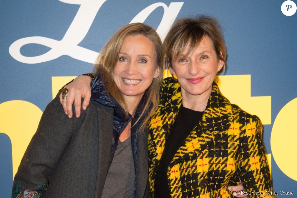 Catherine Marchal et Sophie Mounicot - Première de "La Ch'tite Famille" au cinéma Gaumont-Opéra à Paris, le 14 février 2018. © Guirec Coadic/Bestimage