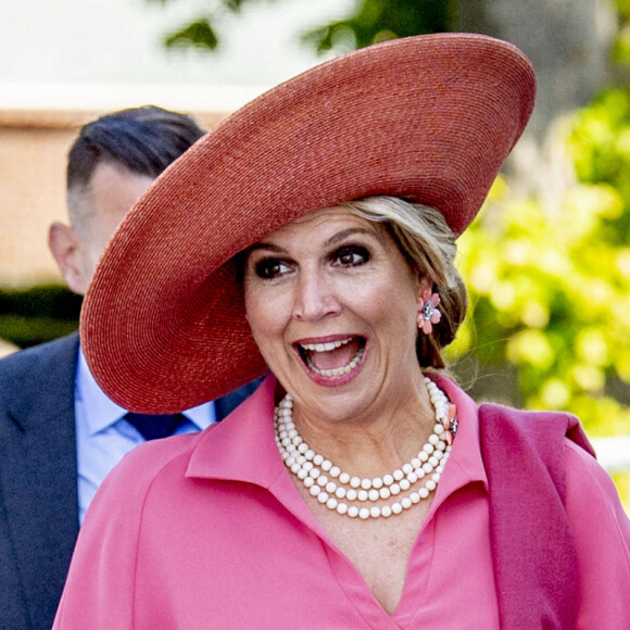 La reine Maxima des Pays-Bas participe à l'ouverture de la biennale des Enfants (Children's Biennale) à Groningen, Pays-Bas, le 1er juin 2021.