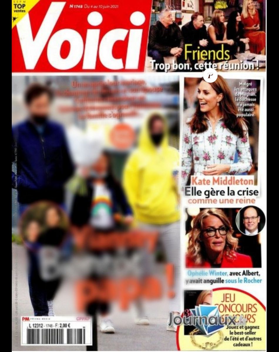 Couverture du magazine "Voici" du 4 juin 2021