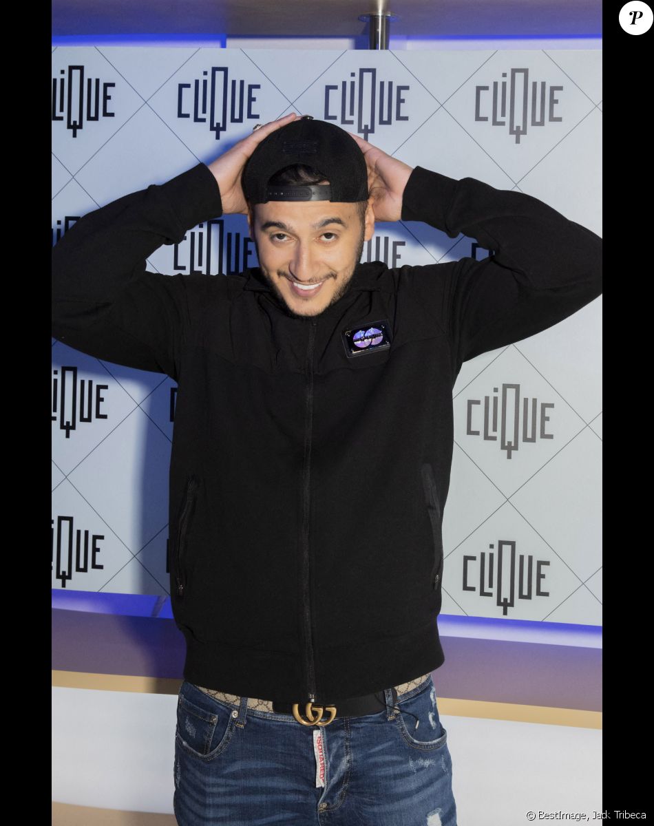 Exclusif - Soso Maness (Sofiane Hakim) - Enregistrement de l'émission "Clique X", présentée par M.Achour et diffusée sur Canal+ le 14 mai. Le 5 mai 2021 © Jack Tribeca / Bestimage