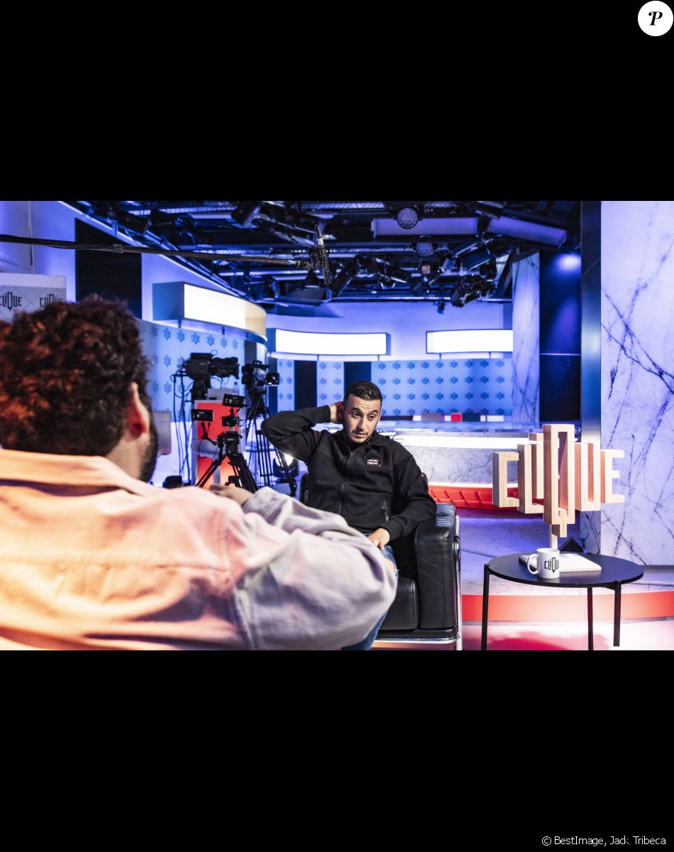 Exclusif - Soso Maness (Sofiane Hakim) - Enregistrement de l'émission "Clique X", présentée par M.Achour et diffusée sur Canal+ le 14 mai. Le 5 mai 2021 © Jack Tribeca / Bestimage