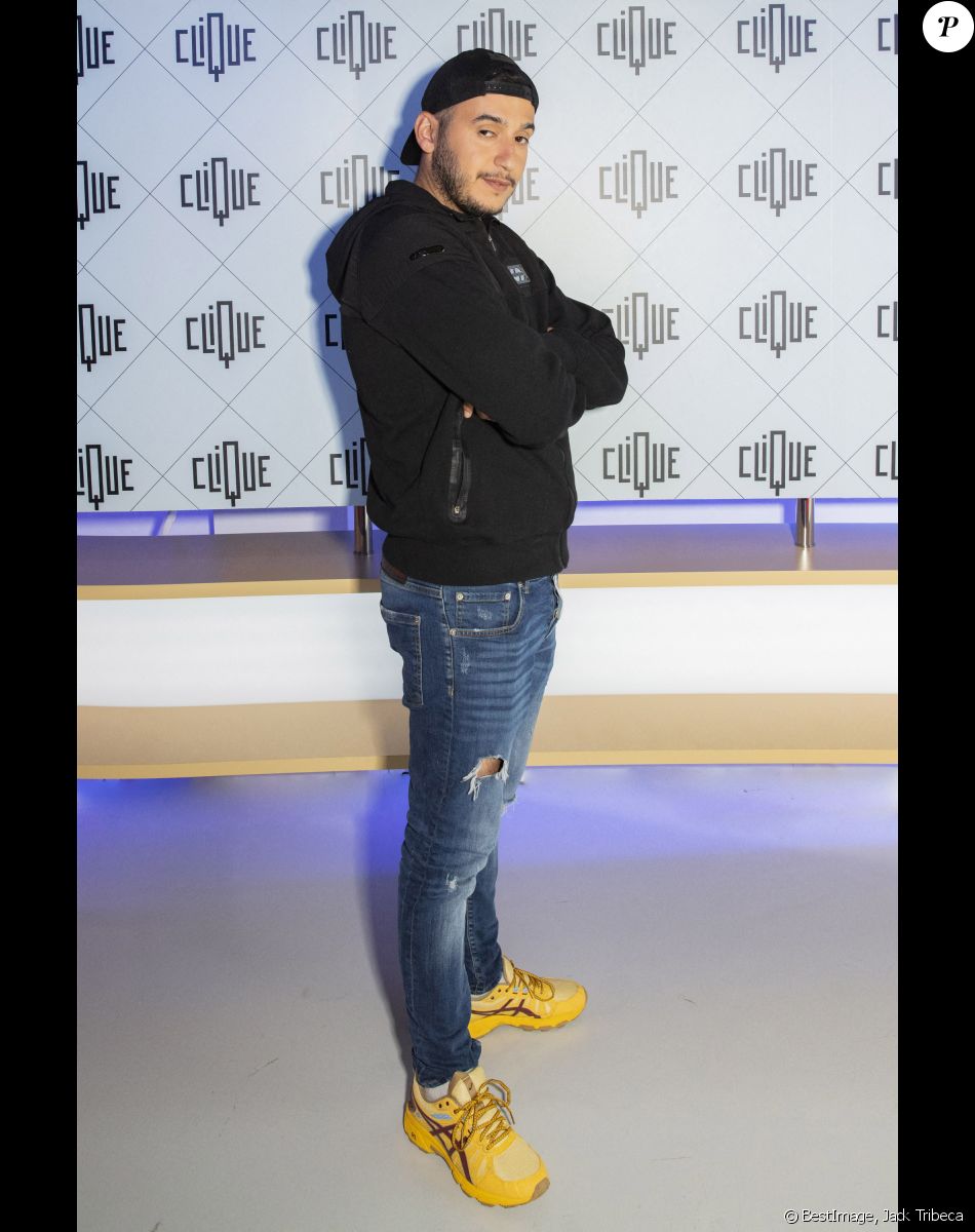 Exclusif - Soso Maness (Sofiane Hakim) - Enregistrement de l'émission "Clique X", présentée par M.Achour et diffusée sur Canal+ le 14 mai. Le 5 mai 2021 © Jack Tribeca / Bestimage