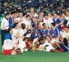 Lilian Thuram et l'équipe de France championne du monde en 1998.