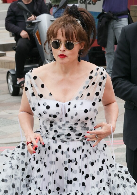 Helena Bonham Carter - Arrivée à la cérémonie des "British Academy Film Awards". BBC Television Centre de Londres. Le 6 juin 2021.
