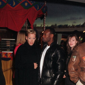 Ophélie Winter et MC Solaar à la première du Bossu de Notre-Dame aux Rex à Paris en 1996