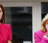 Catherine (Kate) Middleton, duchesse de Cambridge, et la Première Dame des États-Unis Jill Biden lors d'une visite à la "Connor Downs Academy à Hayle, Cornouailles, Royaume Uni, 11 juin 2021, lors du sommet du G7. 