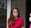 Catherine (Kate) Middleton, duchesse de Cambridge, et la Première Dame des États-Unis Jill Biden lors d'une visite à la "Connor Downs Academy à Hayle, Cornouailles, Royaume Uni, 11 juin 2021, lors du sommet du G7. 