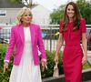 Catherine (Kate) Middleton, duchesse de Cambridge, et la Première Dame des États-Unis Jill Biden lors d'une visite à la "Connor Downs Academy à Hayle, Cornouailles, Royaume Uni, 11 juin 2021, lors du sommet du G7. 