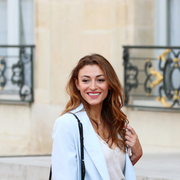 Rachel Legrain-Trapani au Palais de l'Elysée, à Paris, le 16 juillet 2018. © Stéphane Lemouton/Bestimage