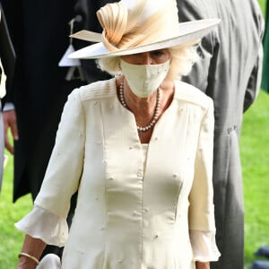 Camilla Parker Bowles, duchesse de Cornouailles, à la prestigieuse course hippique "Royal Ascot", à Ascot, Royaume Uni, le 16 juin 2021.