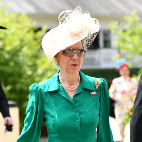La princesse Anne assiste à la prestigieuse course hippique "Royal Ascot"