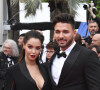 Nabilla Benattia (enceinte) et son mari Thomas Vergara - Montée des marches du film "A Hidden Life" lors du 72ème Festival International du Film de Cannes, le 19 mai 2019.
