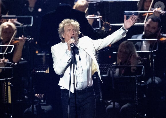 Rod Stewart - Cérémonie des "Brit Awards 2020" à l'O2 Arena à Londres, le 18 février 2020.