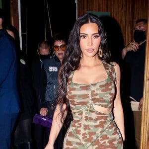 Kim Kardashian - People à la sortie de la soirée de lancement de la nouvelle marque de tequila de K. Jenner 818 au restaurant "The Nice Guy" à Los Angeles, le 21 mai 2021.