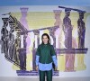 Amira Casar au défilé Dior Cruise 2022 au stade Panathenaic à Athènes. Le 17 juin 2021