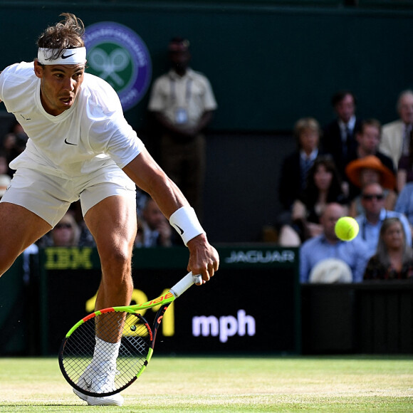 Rafael Nadal-Demi-finale du tournoi de Wimbledon - Rafael Nadal vs Roger Federer (7-6,1-6,6-3,6-4) à Londres, le 12 juillet 2019. 