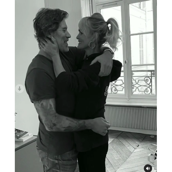 Jalil Lespert et Laeticia Hallyday sur Instagram.