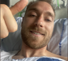 Christian Eriksen à l'hôpital après son malaise survenu pendant l'Euro 2021, lors du match Danemark-Finlande.