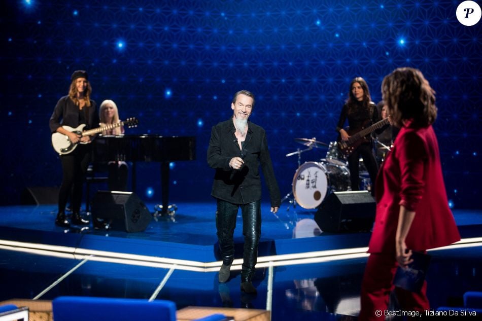Exclusif - Florent Pagny - Enregistrement de l'émission "La boite à secrets" N°2, présentée par F.Bollaert, et qui sera diffusée le 20 décembre sur France 3 en prime time. Le 8 octobre 2019 © Tiziano Da Silva / Bestimage
