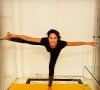 Marie-Sophie Lacarrau en pleine séance de yoga ! Juin 2021