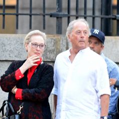 Meryl Streep et son mari Don Gummer à New York le 14 septembre 2017.
