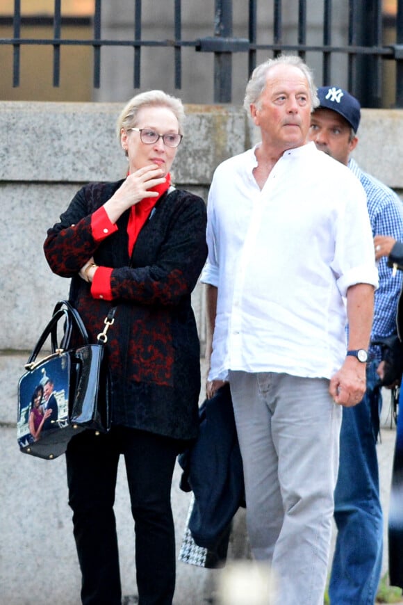 Meryl Streep et son mari Don Gummer à New York le 14 septembre 2017.