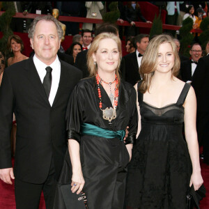 Meryl Streep, son mari Don Gummer et leur fille Grace à la 79e cérémonie des Oscars à Los Angeles