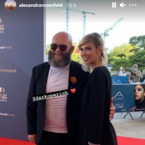 Alexandra Rosenfeld a posté cette photo avec Darko Perić au Festival de Monte-Carlo, sur Instagram, le 22 juin 2021
