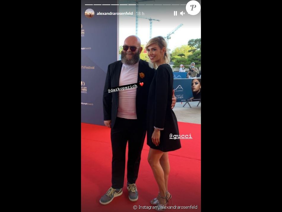 Alexandra Rosenfeld a posté cette photo avec Darko Perić au Festival de